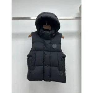 Canada Goose Women's Junction Puffer Vest Black Disc Black / Black Disc · 2622WB-9061
