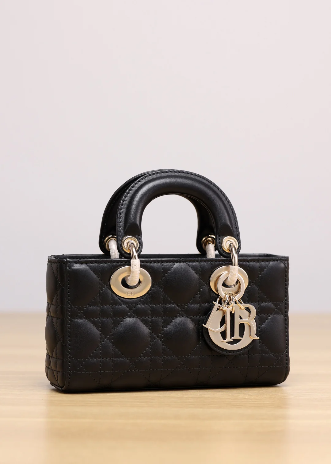 Mini Lady D-Joy Bag Black Cannage Lambskin · M0636ONGE_M900