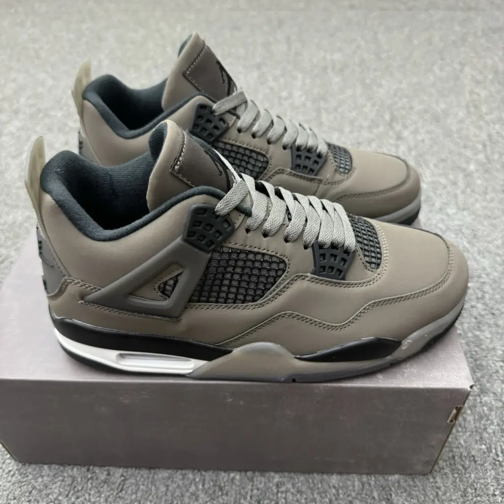 Air Jordan 4 Cave Stone and Black