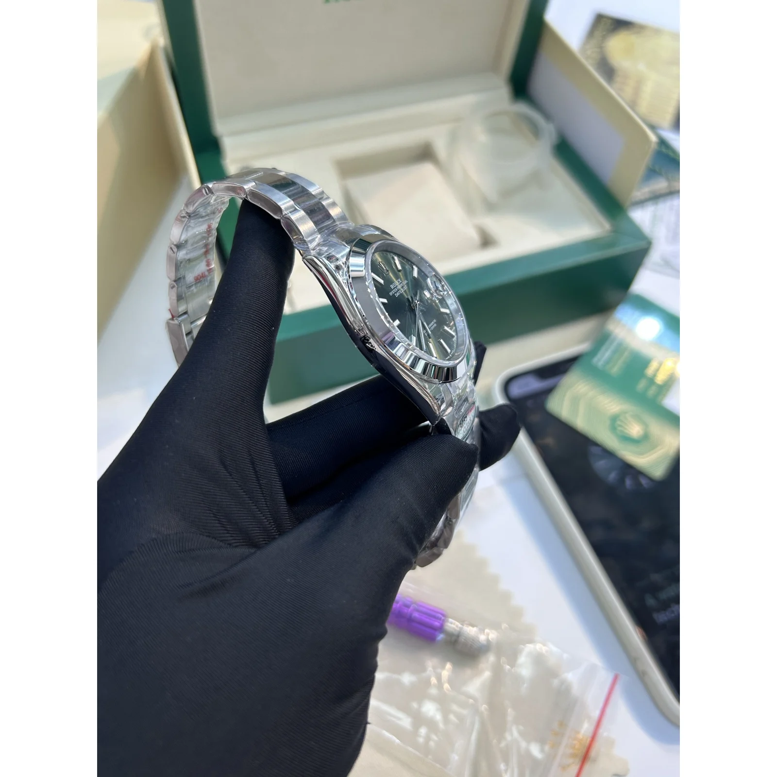 Rolex Datejust 41 126300 Mint Green Dial — photo 3