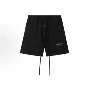 Fear of God Essentials · SS25 · Classic Fleece Sweatshort · Jet Black
