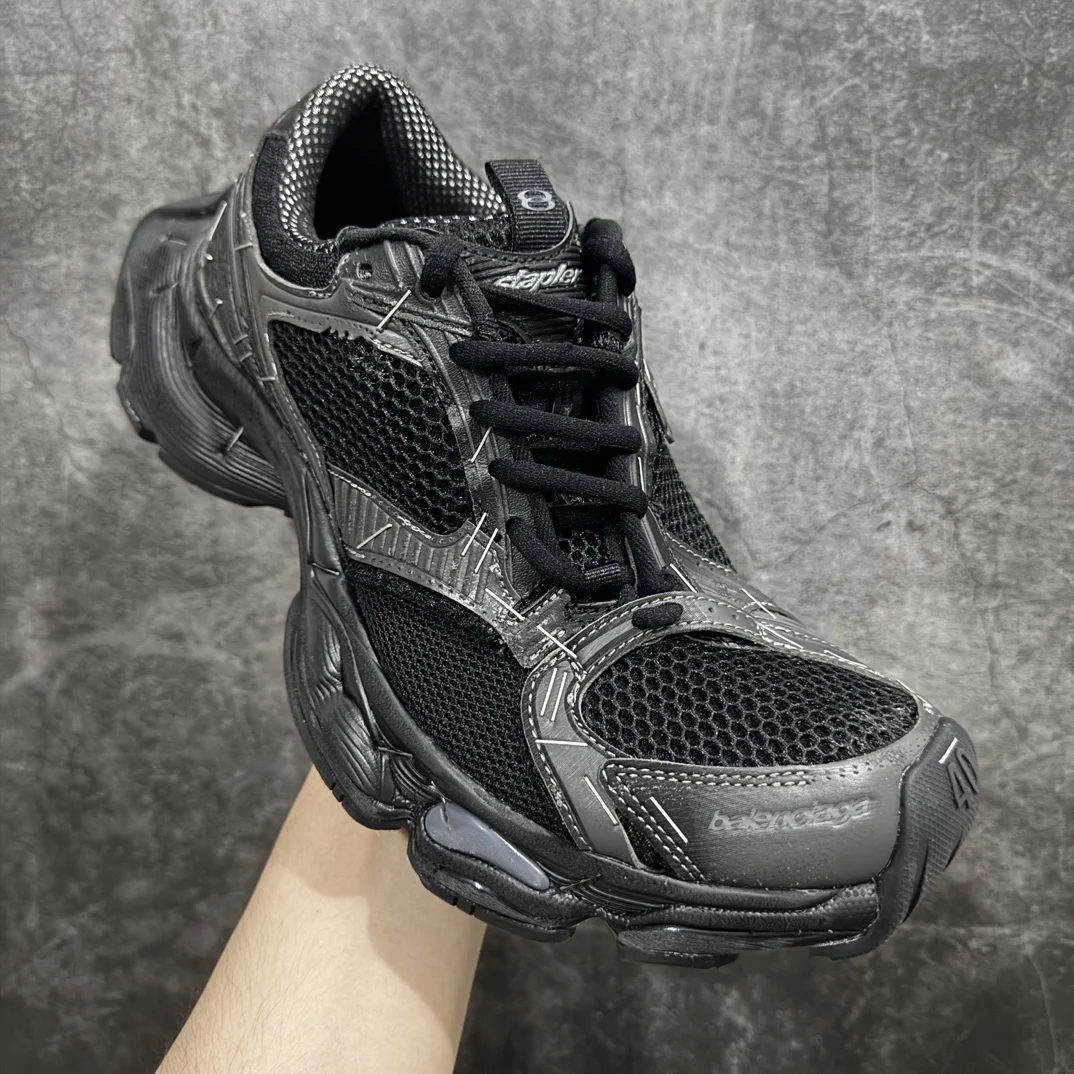 Balenciaga Stapler Sneaker Black · 803681W3ST41000