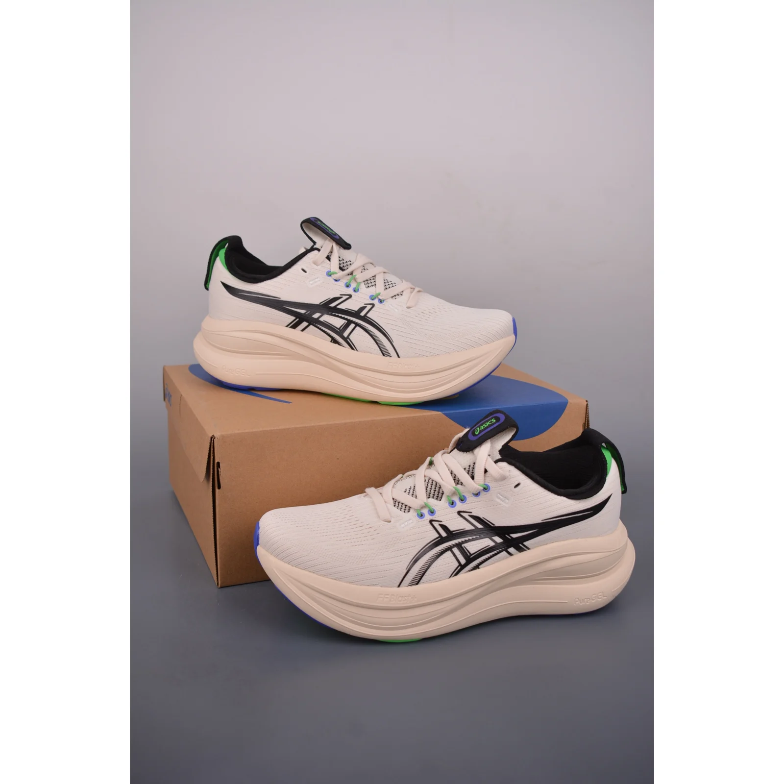 ASICS GEL-NIMBUS 28 Seashell / Black · 1011C127-800