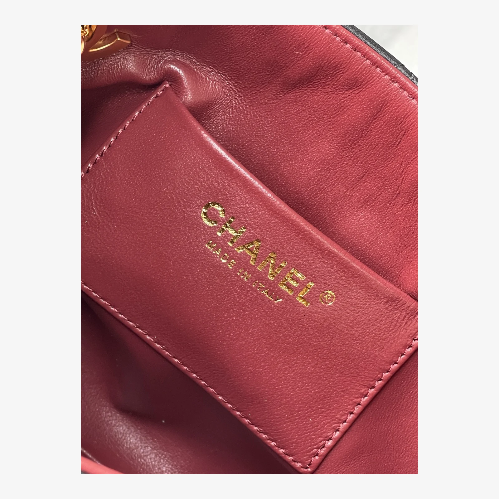 Chanel Mini Shopping Bag AS6248 · Lambskin Black · Lambskin · Gold-Tone Metal