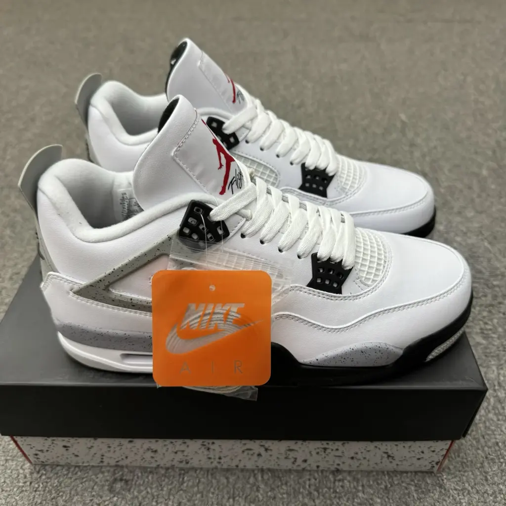 Air Jordan 4 White Cement