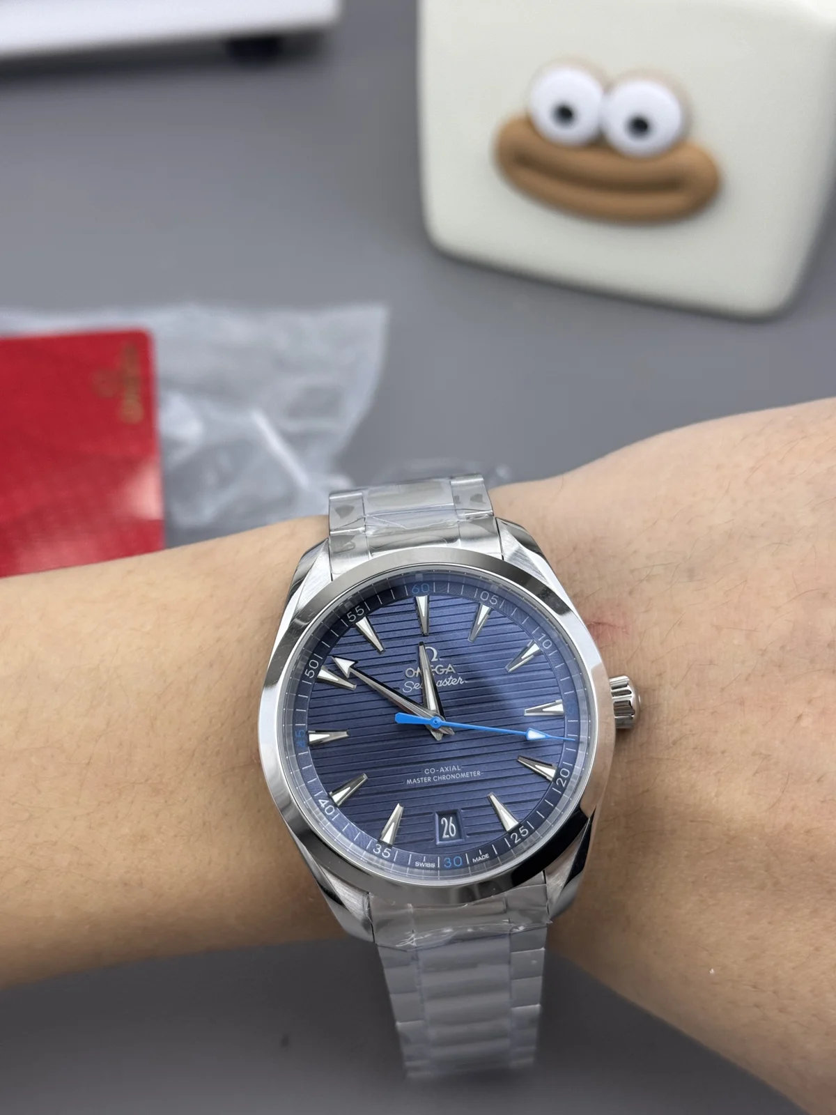 Omega Seamaster Aqua Terra 150M 41 mm Blue dial / steel bracelet · 220.10.41.21.03.001