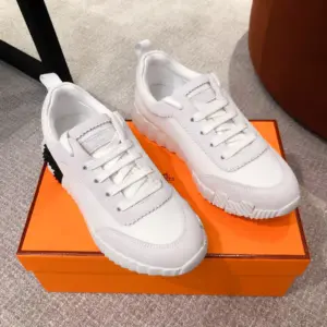 Hermès Eclair Sneaker Blanc full view