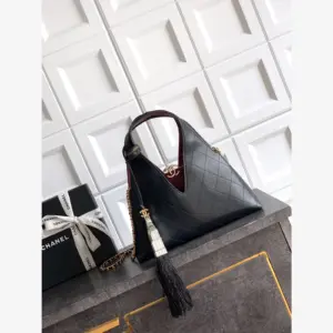 Chanel Shopping Bag AS6390 · Black Calfskin & Gold-Tone Metal Black · Calfskin & Gold-Tone Metal