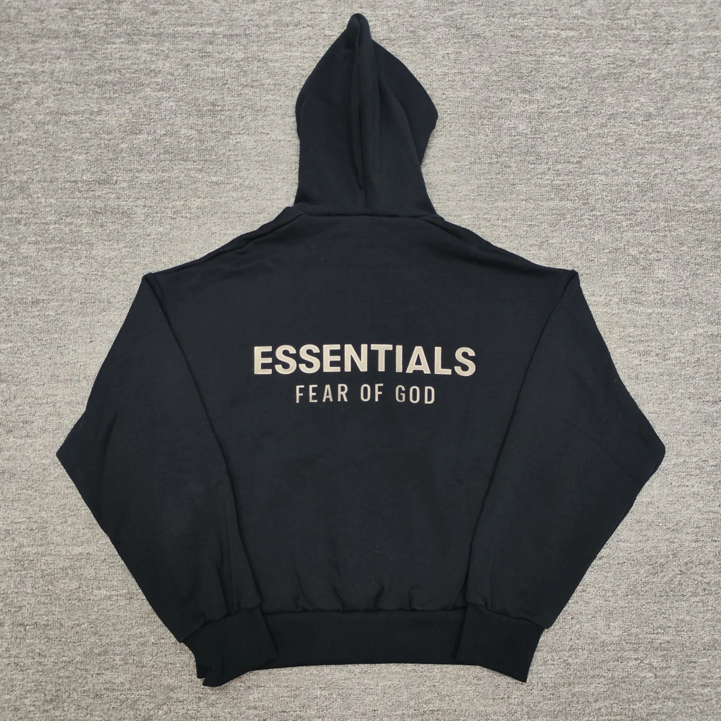 Fear of God Essentials · SS25 · Classic Fleece Hoodie · Jet Black