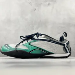 Balenciaga Radar Gradient Lines Sneaker Light Grey / Green / Black · 865703WSTGL1031