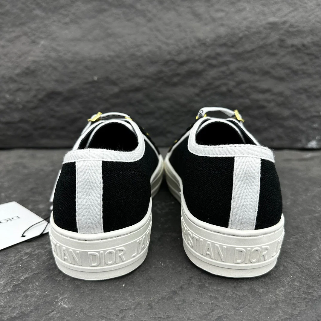 Dior Walk'n'Dior Sneaker Black Cotton Canvas · KCK177CVA_S12X