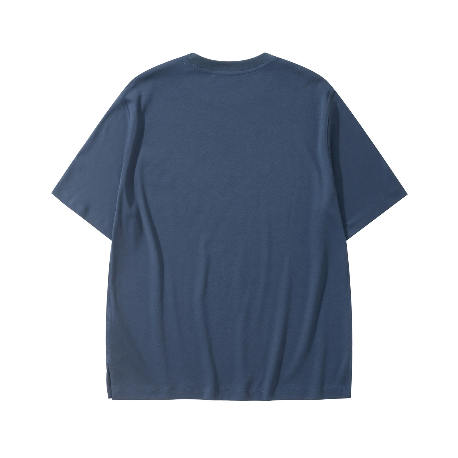 Hermès H'Cheval T-Shirt with Leather Detail Marine