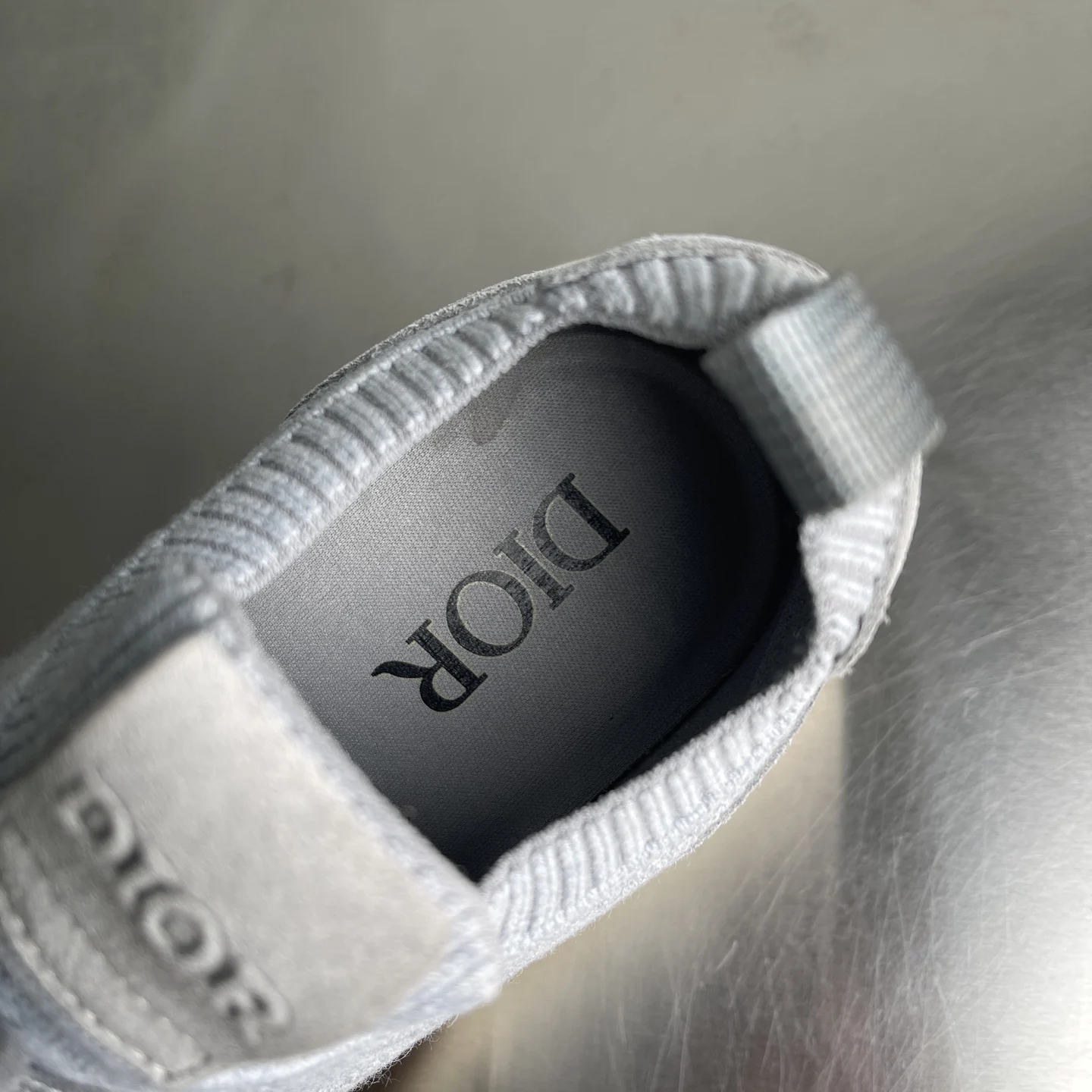 Dior B80 Lounge Sneaker Gray Cannage · 3SN333AAS_H806
