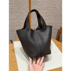 Hermès Picotin Lock 18 Bag Ébène full view