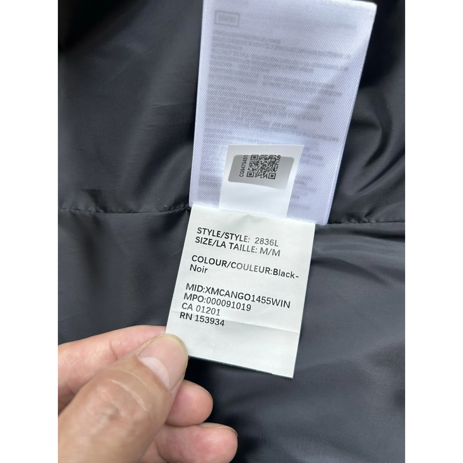 Canada Goose Women's Freestyle Vest Black / Classic Disc · 2836L-61