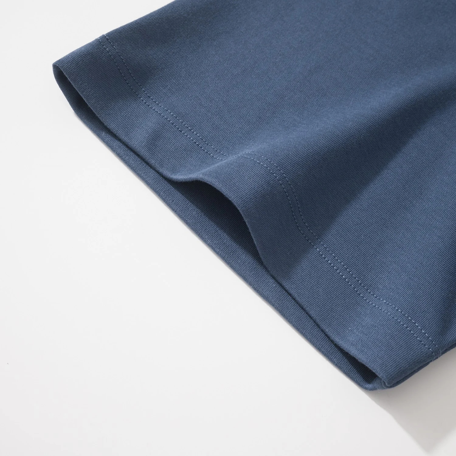 Hermès H'Cheval T-Shirt with Leather Detail Marine