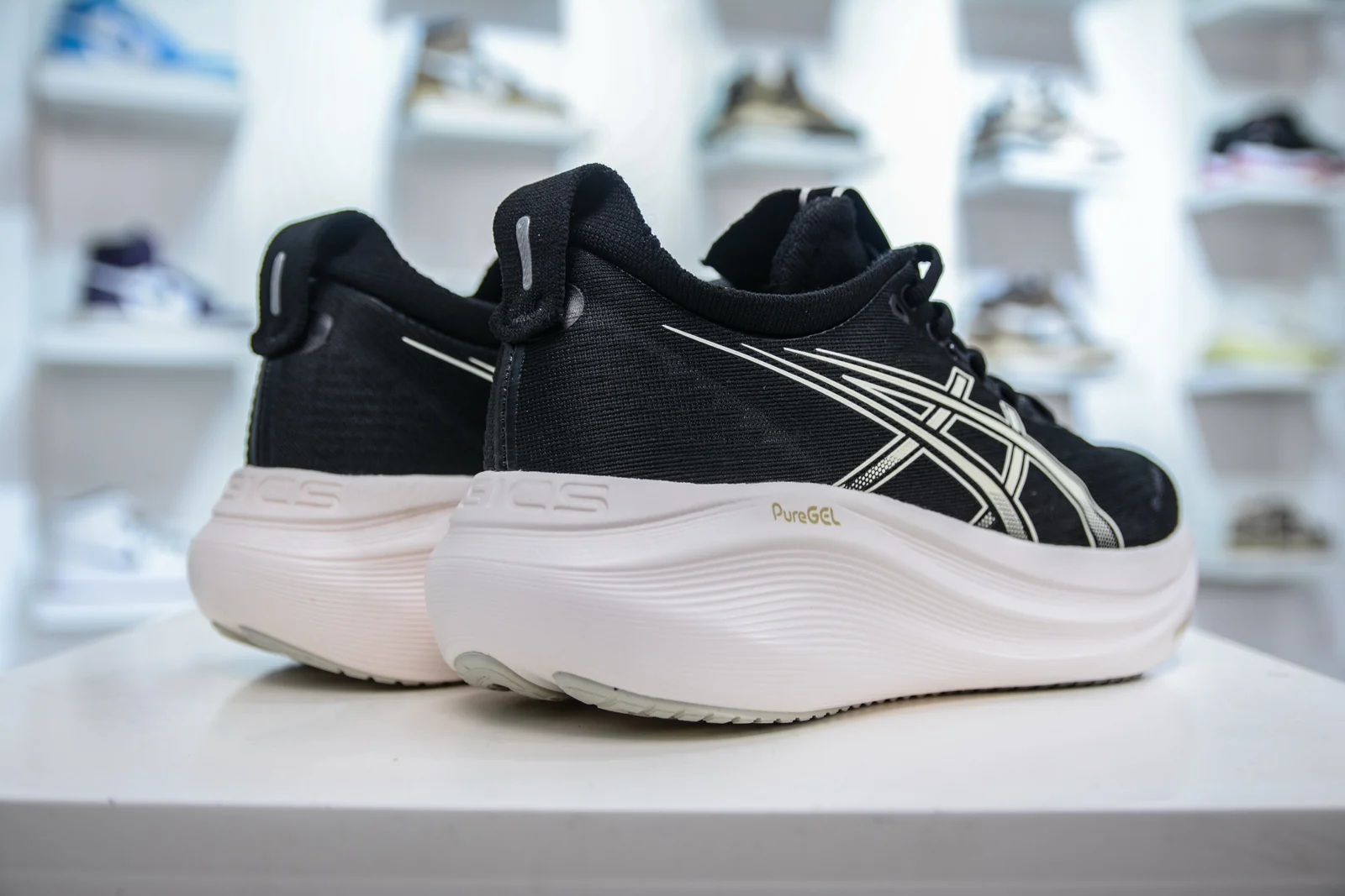 ASICS GEL-NIMBUS 27 Black / Lake Grey · 1011B958-002