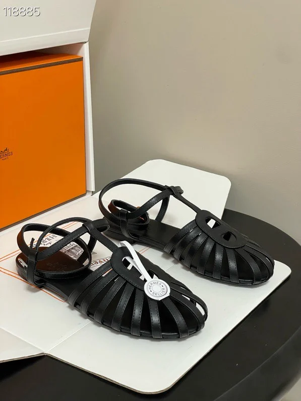 Hermès Nour Sandal Noir