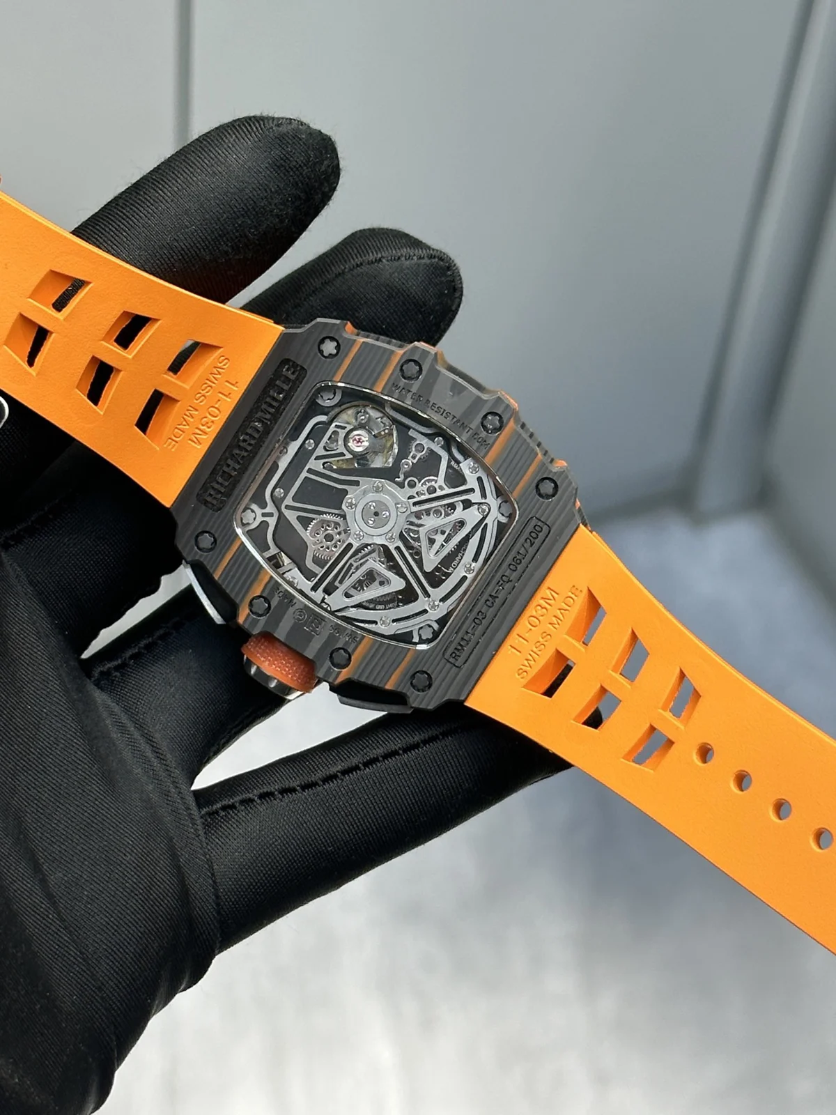 Richard Mille RM 11-03 — Dark case / Orange strap — image 7