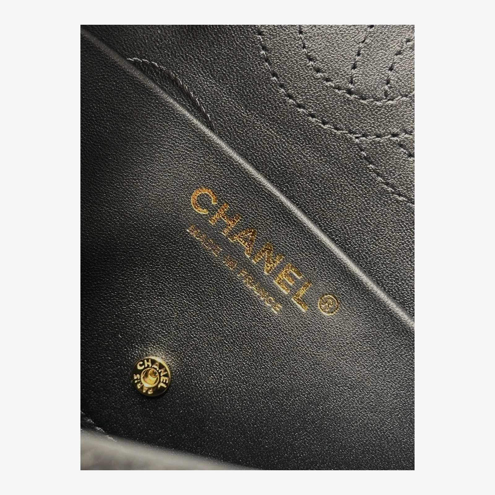 Chanel Mini Flap Bag AS6573 · Black Grained Calfskin — image 11