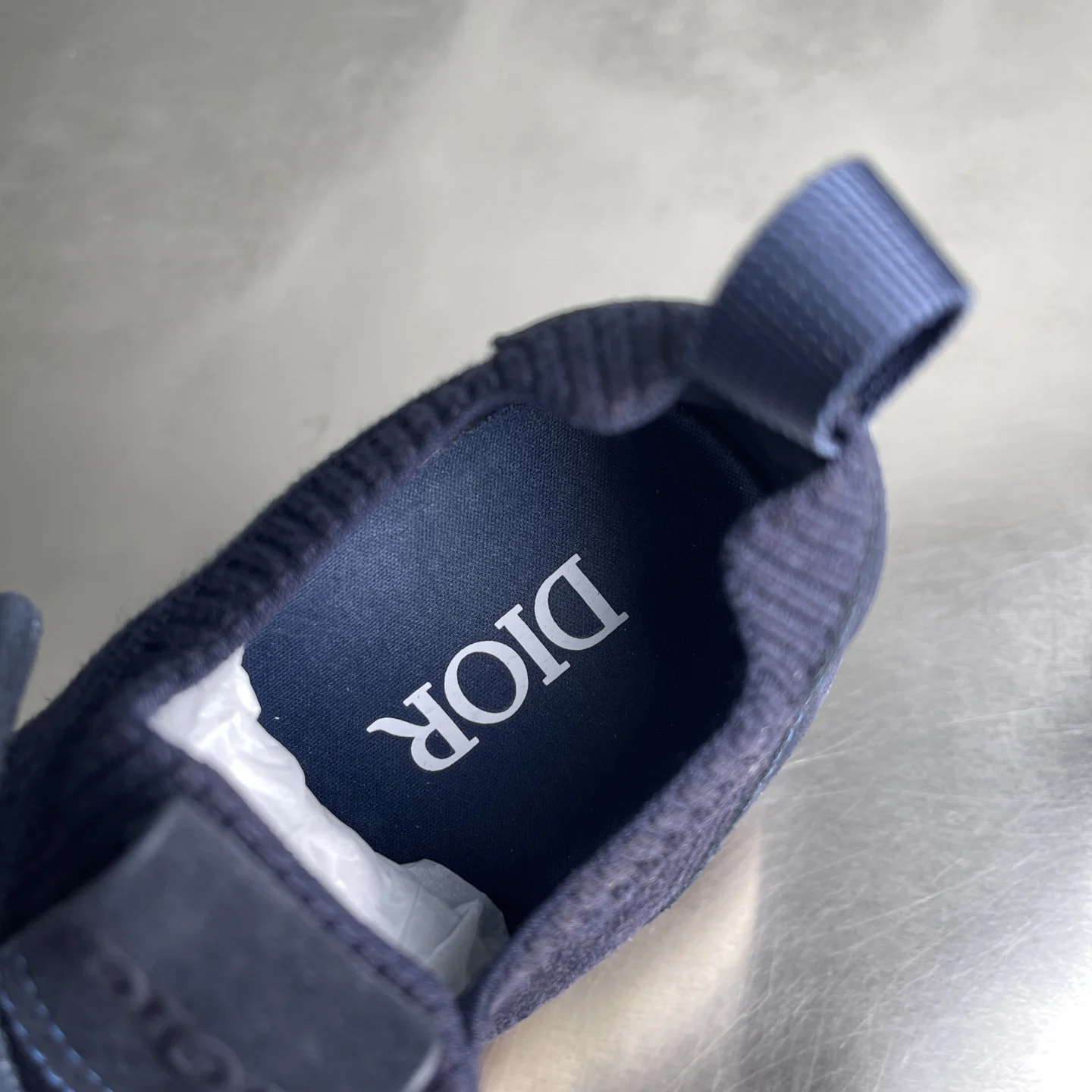 Dior B80 Lounge Sneaker Navy Blue Cannage · 3SN333AAS_H535