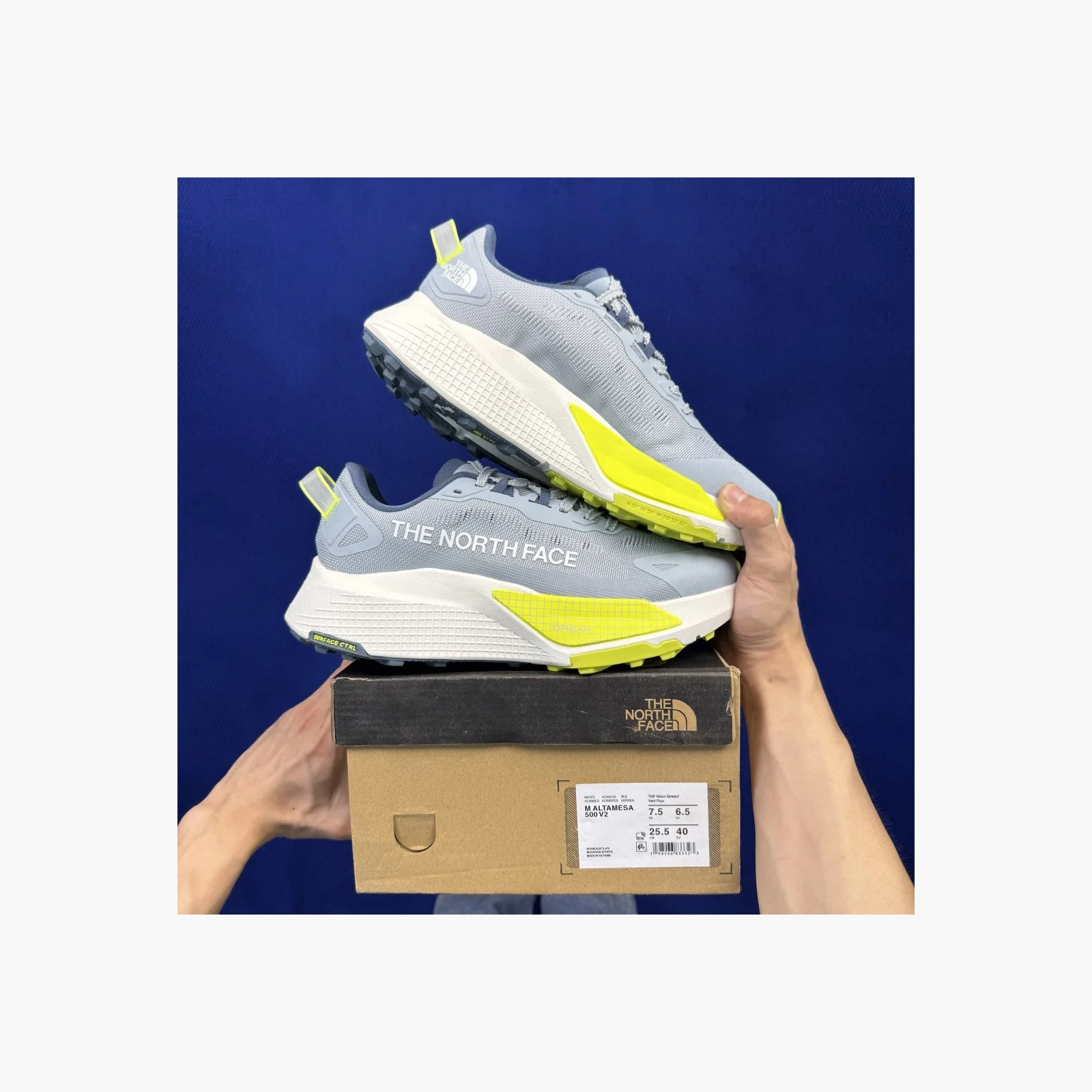 The North Face Men’s Altamesa 500 V2 Cumulus Cloud/Anthracite Grey · NF0A8DAJ-TFL