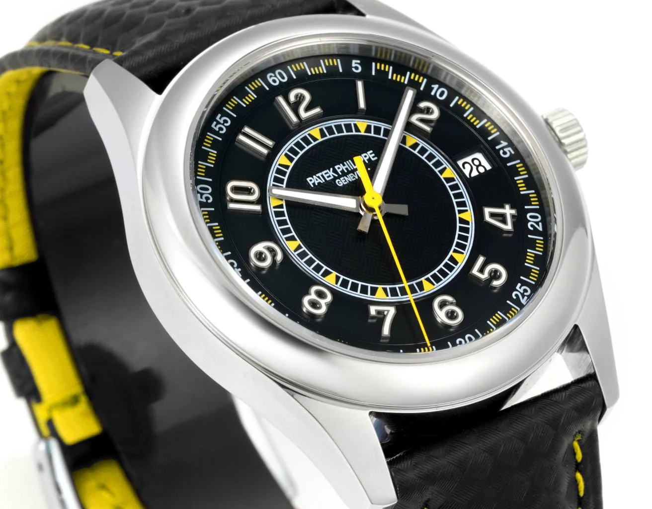 Patek Philippe Calatrava 6007G-001 Yellow Accent Watch — image 4