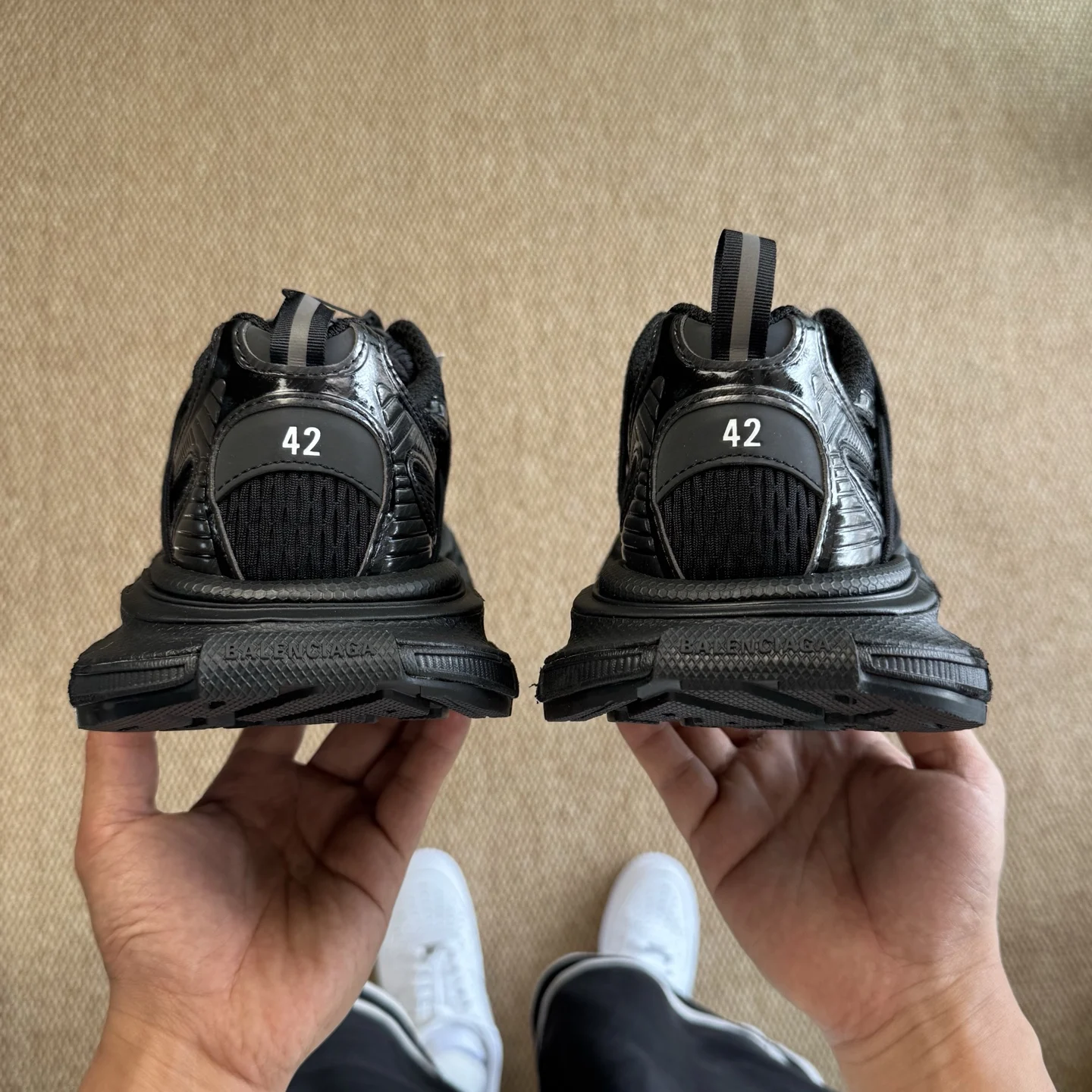 Balenciaga 3XL Extreme Laces B Black · 825601W3XCH1000